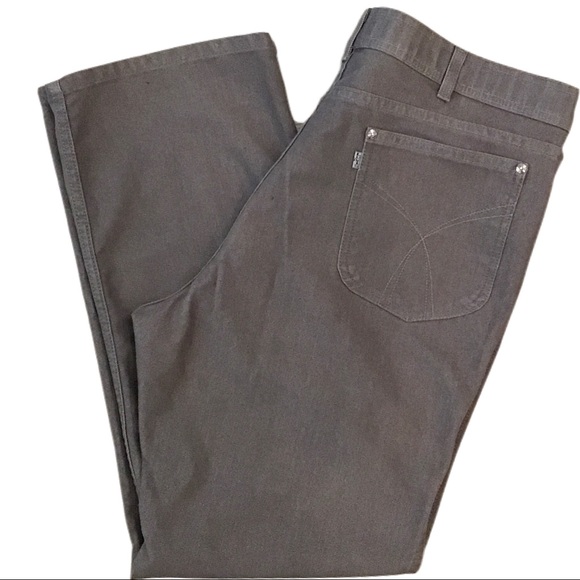 RARE Vintage Levi’s USA Cotton & Stretch Yarn High Waist Wide Leg Jeans/Pants - Picture 2 of 10